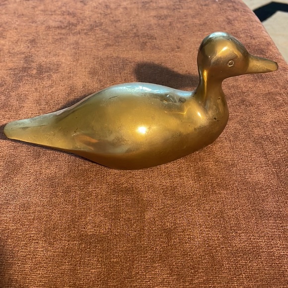 Vintage Brass Duck - Picture 3 of 6